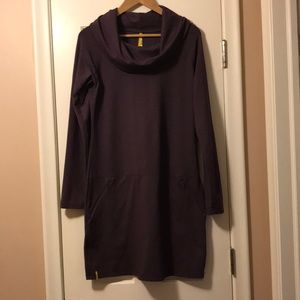 Lole Cowl Neck Athletic Dress with zip pockets